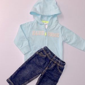 Hooded 9 Month Jacket & Jeans
